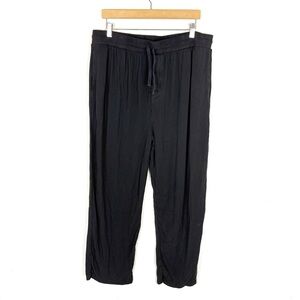 Little Sleepies Bamboo Black Straight Leg Pajama Pants